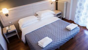 Double or Twin Room | Down comforters, desk, blackout drapes, soundproofing