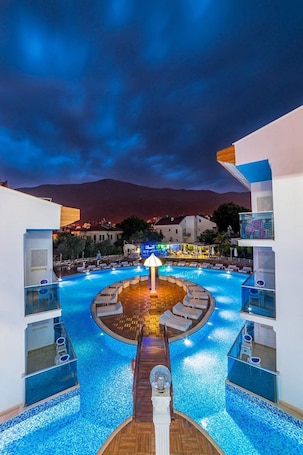 Aerial view. Ocean Blue High Class Hotel