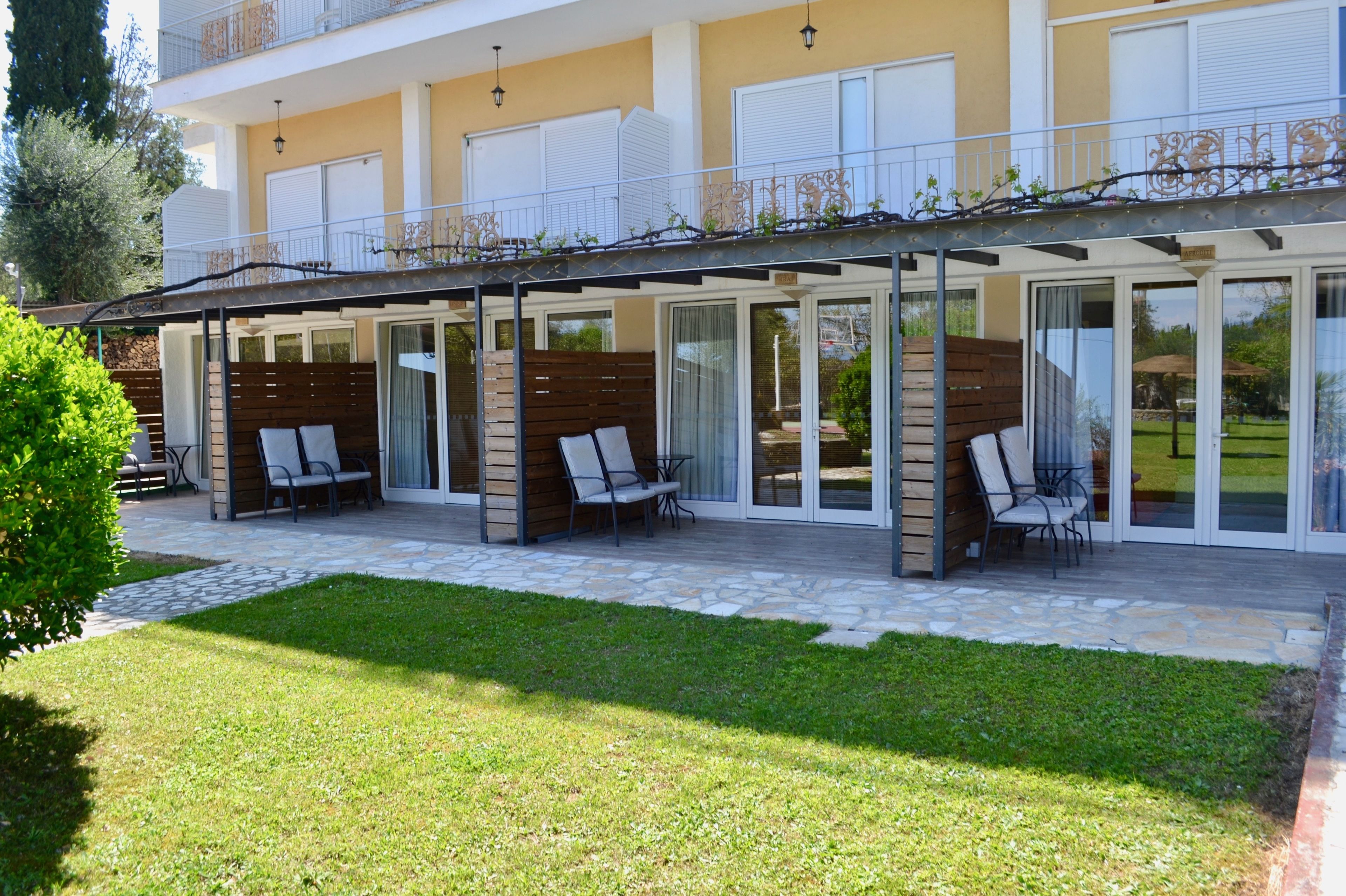 family double room, pool access, pool view | terrace/patio