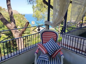 Quarto casal superior, vista para o mar | Vista do quarto