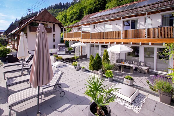 Terrace/patio - Wellness Pension am Rain (Winden im Elztal)