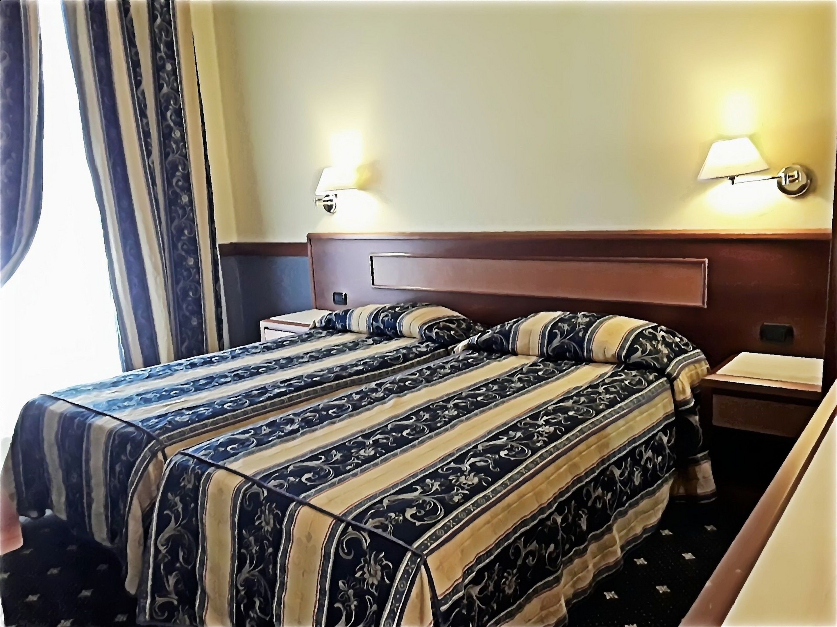 classic double room | premium bedding, desk, laptop workspace, blackout curtains