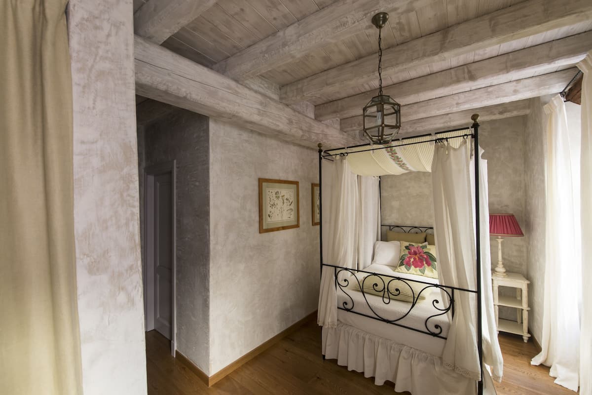 1 habitación y ropa de cama de alta calidad