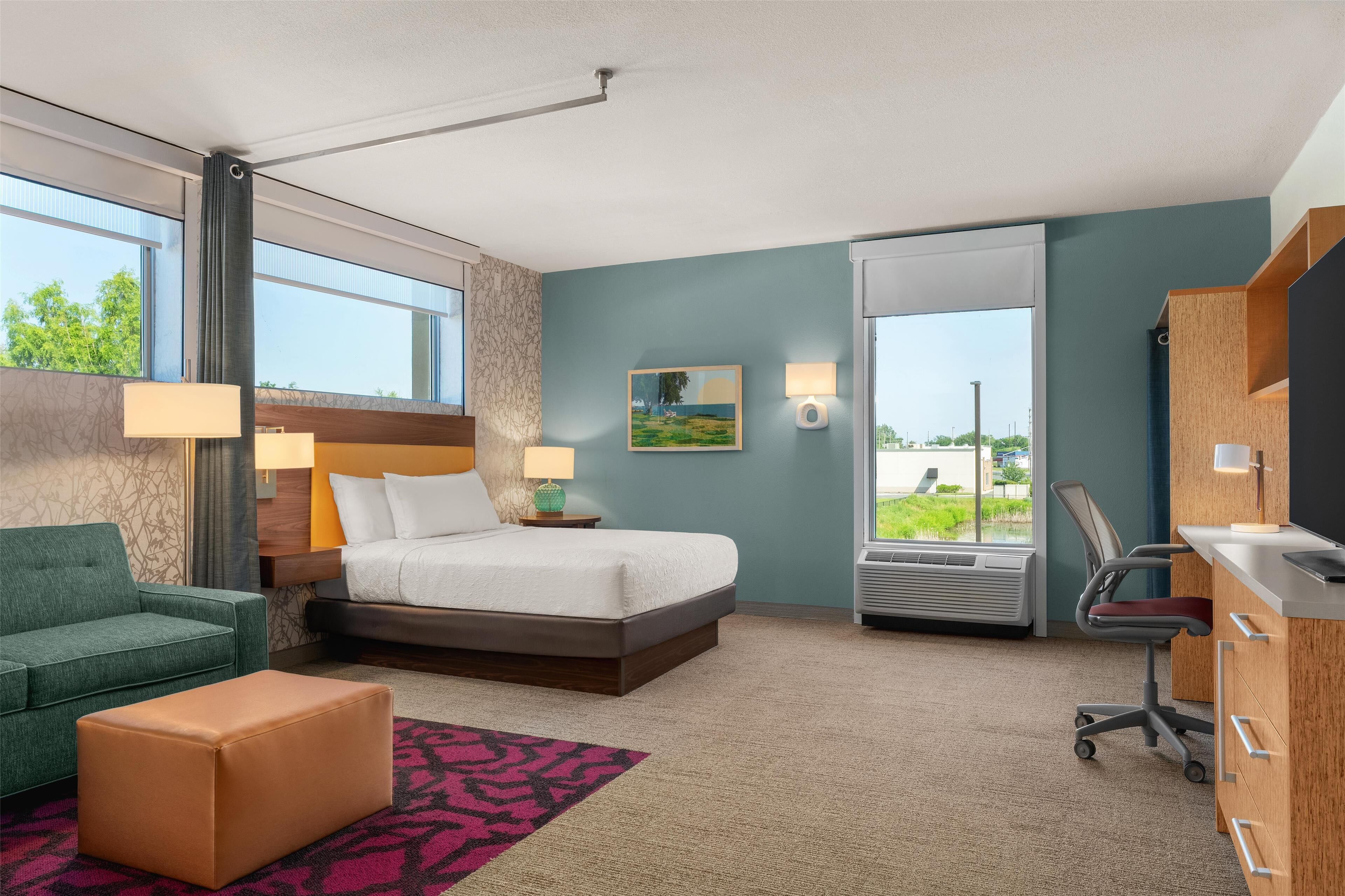 50-inch flat-screen tv with cable channels, tv