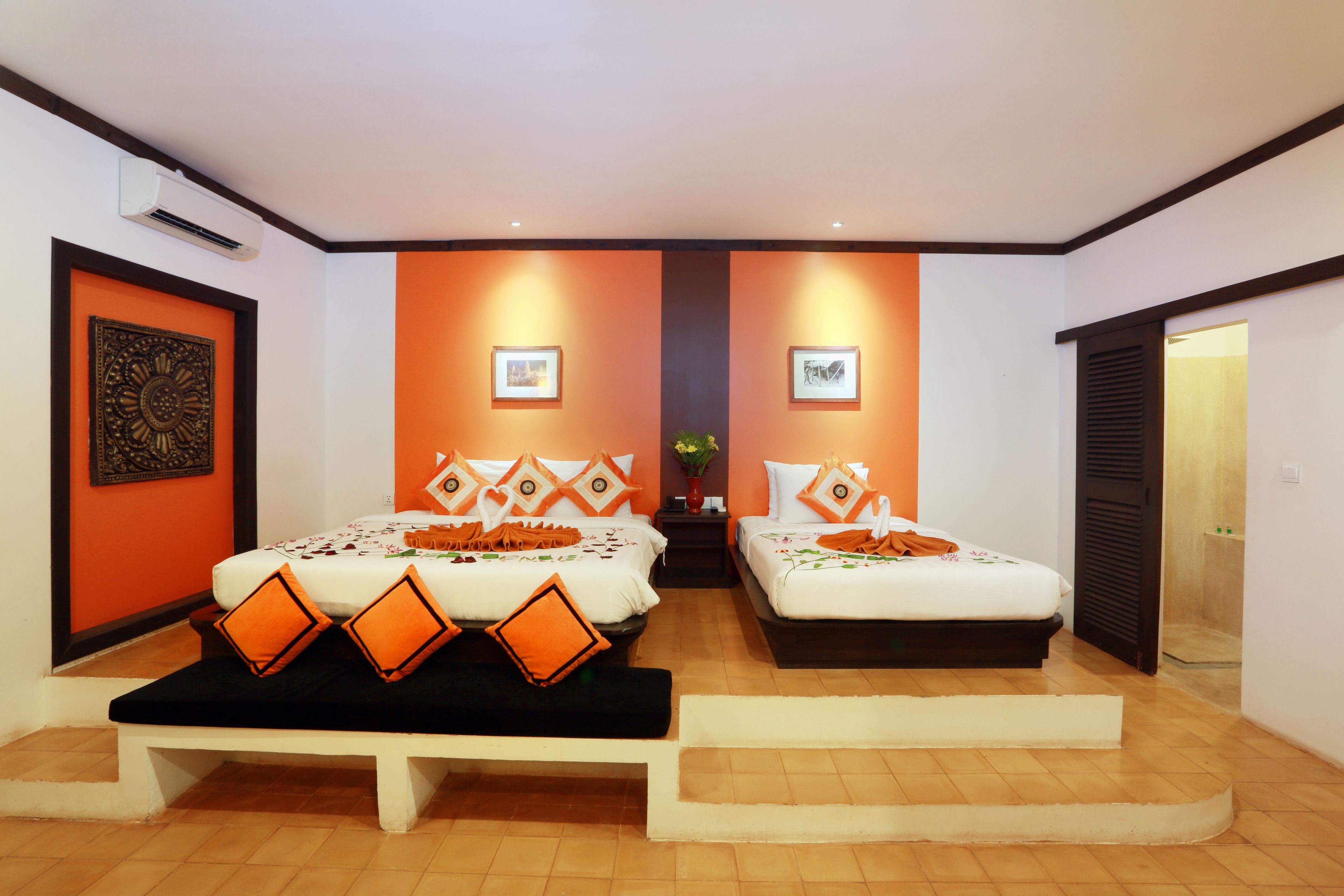 family suite with balcony and pool view - free pick up | 1 bedroom, premium bedding, pillow-top beds, minibar