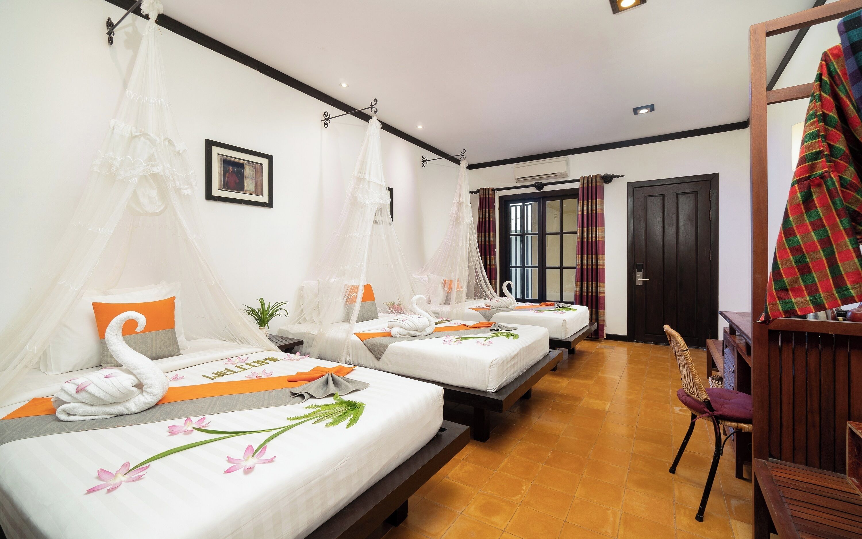 家庭客房 (Deluxe - Free 2ways Transfer) | 1 間臥室、高級寢具、舒適加層、迷你吧