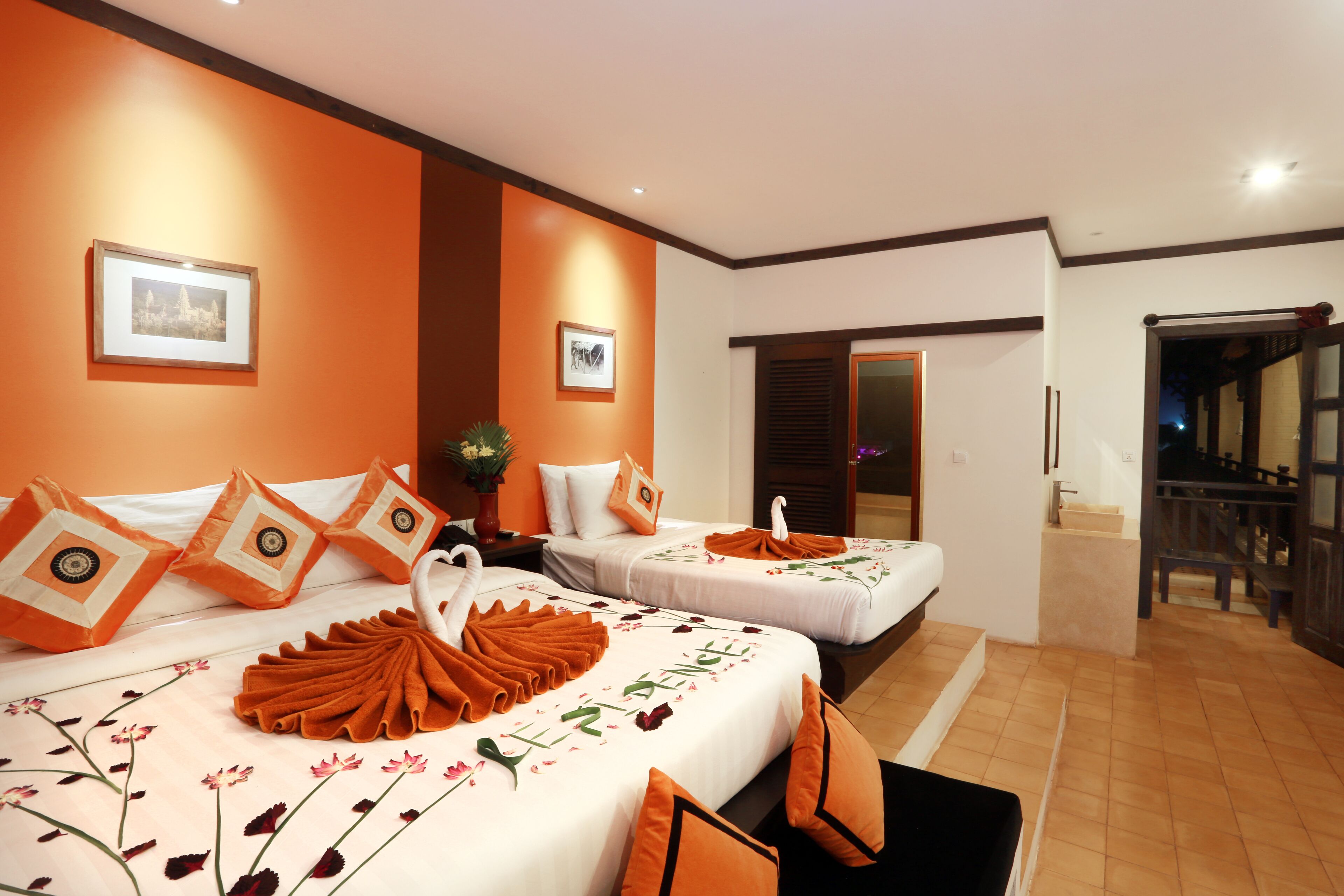 family suite with balcony and pool view - free pick up | 1 bedroom, premium bedding, pillow-top beds, minibar