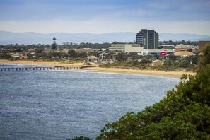 Beach nearby, white sand