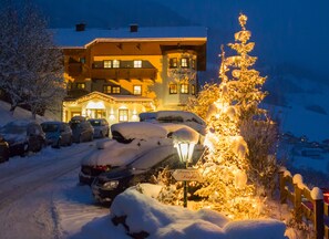 Front of property – evening/night