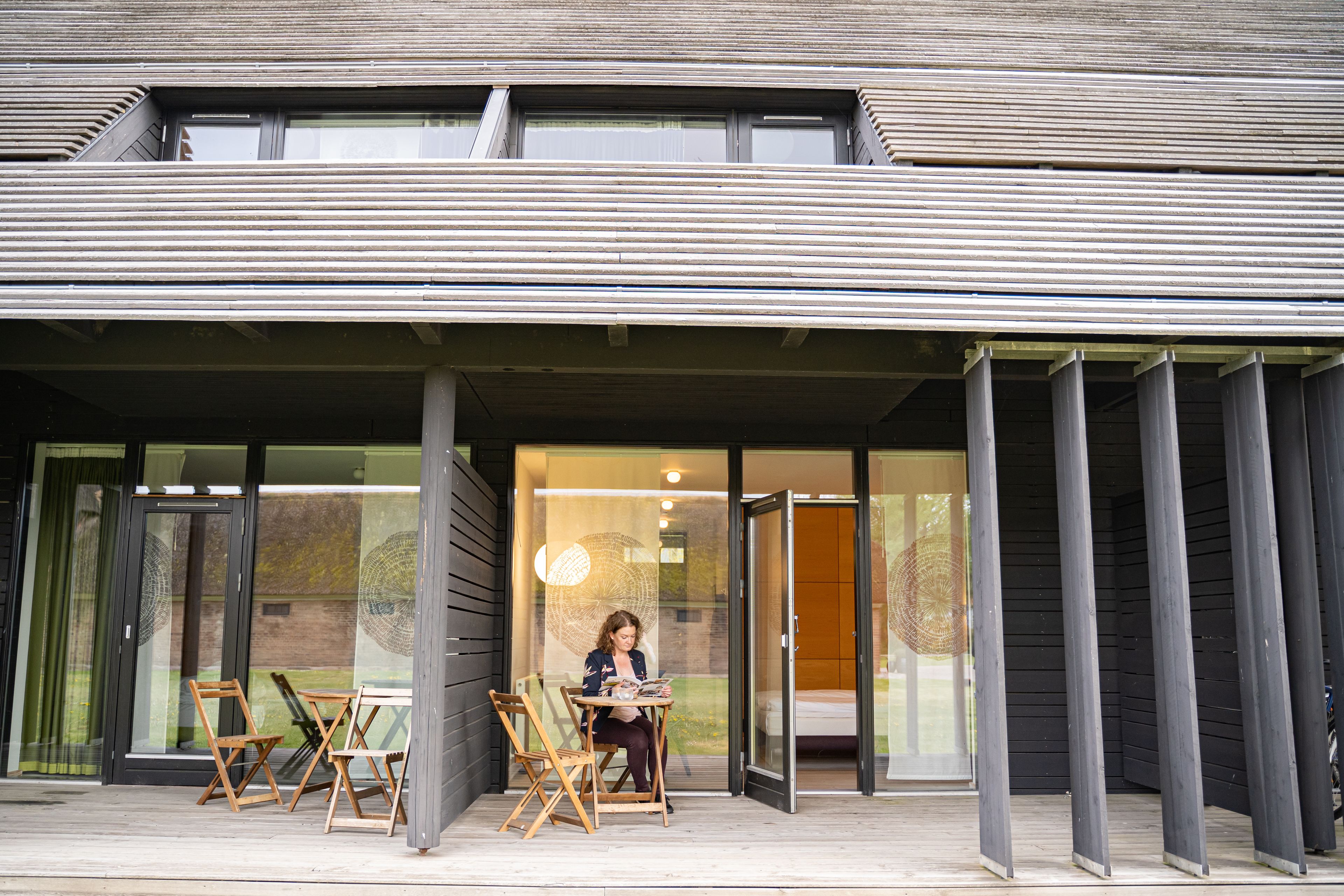 Quarto superior, banheira | Terraço/pátio