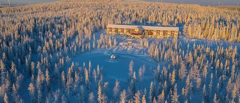 Fassade der Unterkunft