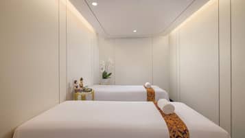 Aromatherapy, reflexology, massages