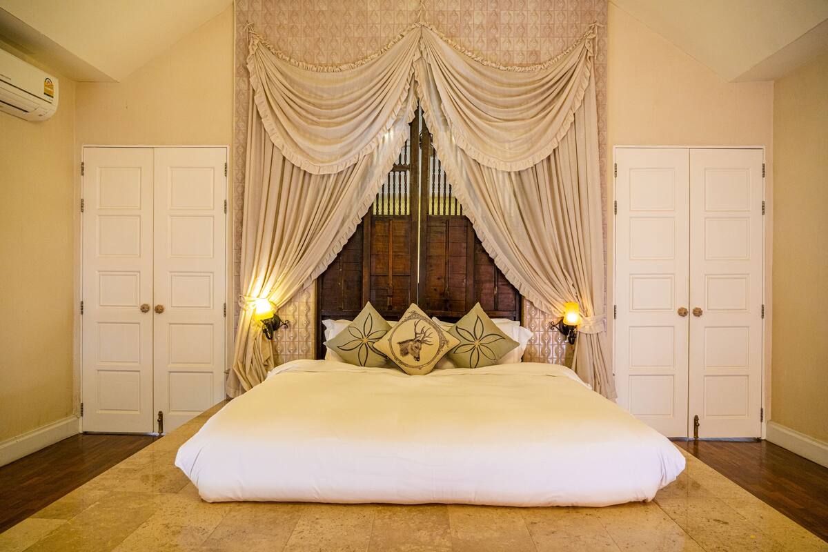 Quarto casal executivo | 1 quarto, roupas de cama de algodão egípcio