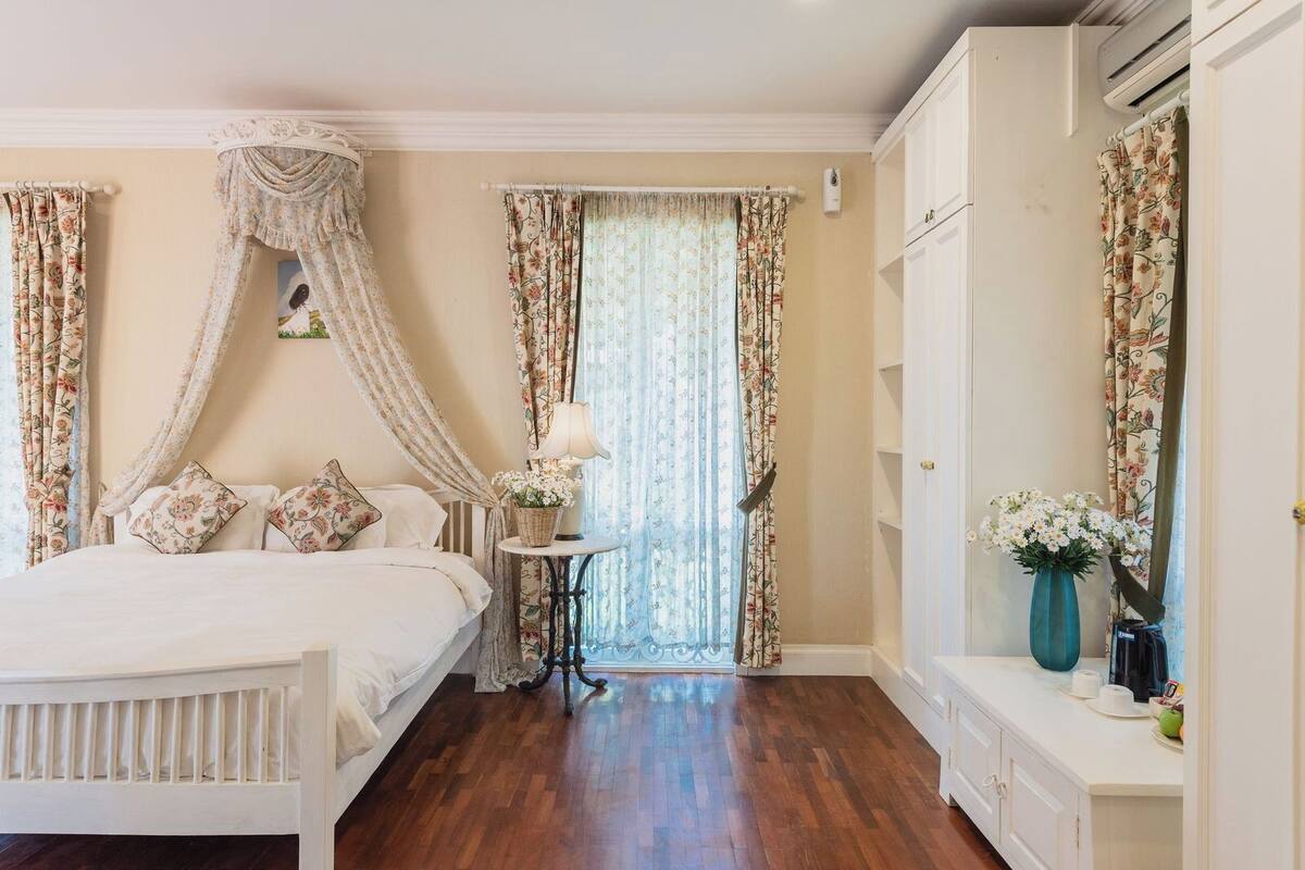 Quarto casal júnior | 1 quarto, roupas de cama de algodão egípcio