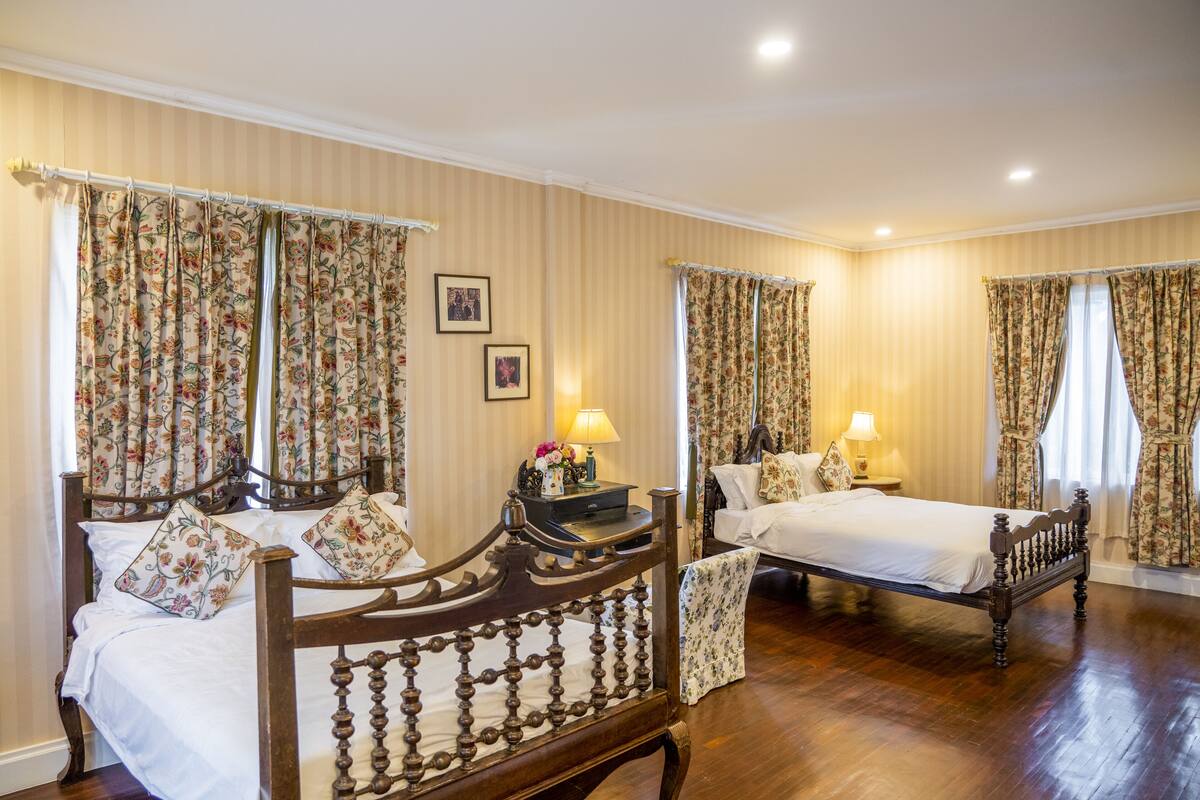 Suíte estúdio família | 1 quarto, roupas de cama de algodão egípcio