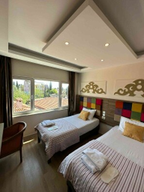 ห้องสแตนดาร์ดทวิน | 1 ห้องนอน, ห้องเก็บเสียง, เตารีด/โต๊ะรีดผ้า, Wi-Fi ฟรี