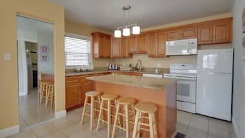 2 Bedroom Apartment with Private Balcony | Private kitchen | Fridge, microwave
