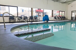 Indoor pool, outdoor pool, open 8 AM to 10 PM, pool loungers - Ramada Plaza by Wyndham Virginia Beach Oceanfront (Virginia Beach)