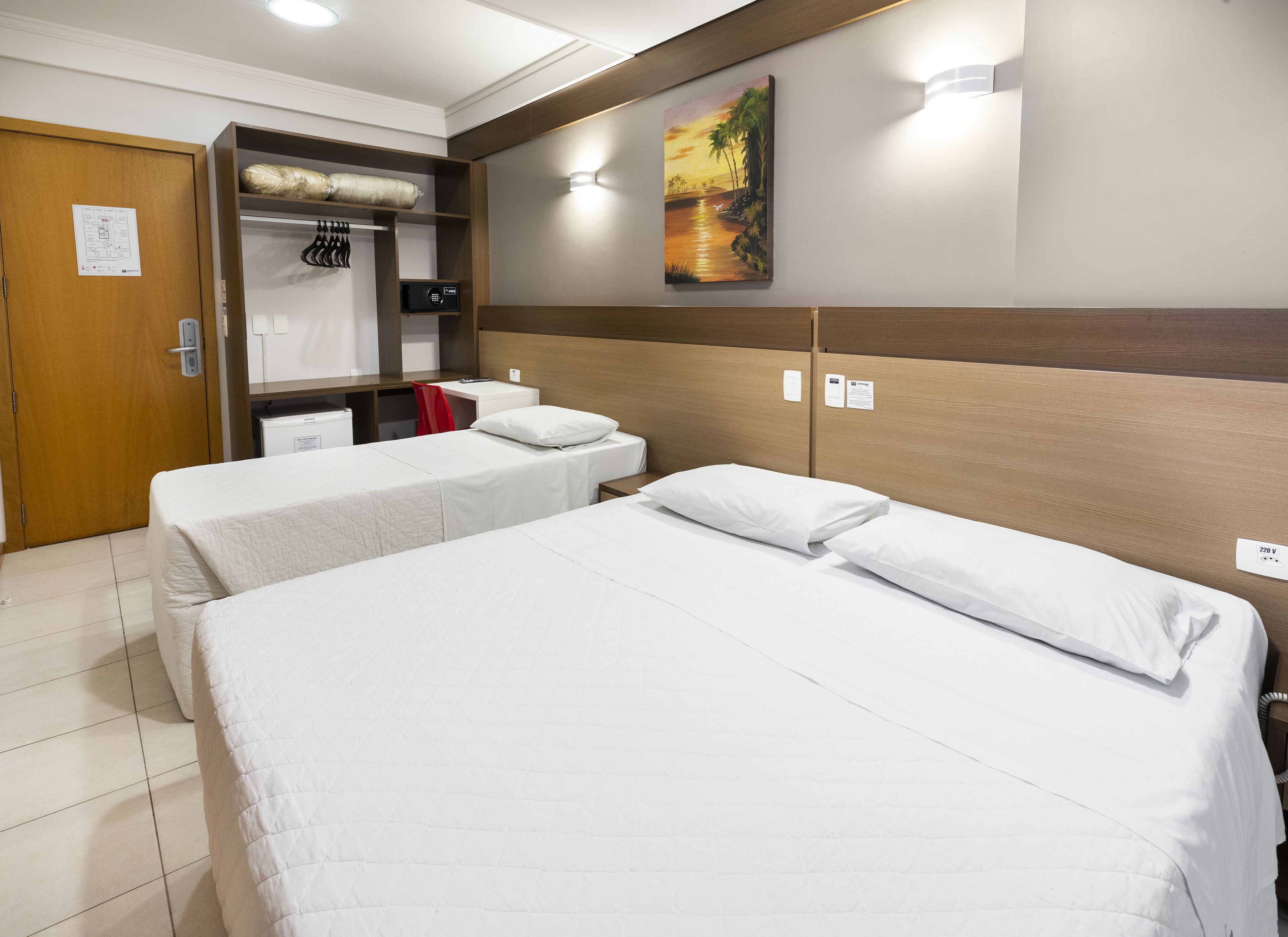 Minibar, in-room safe, desk, laptop workspace