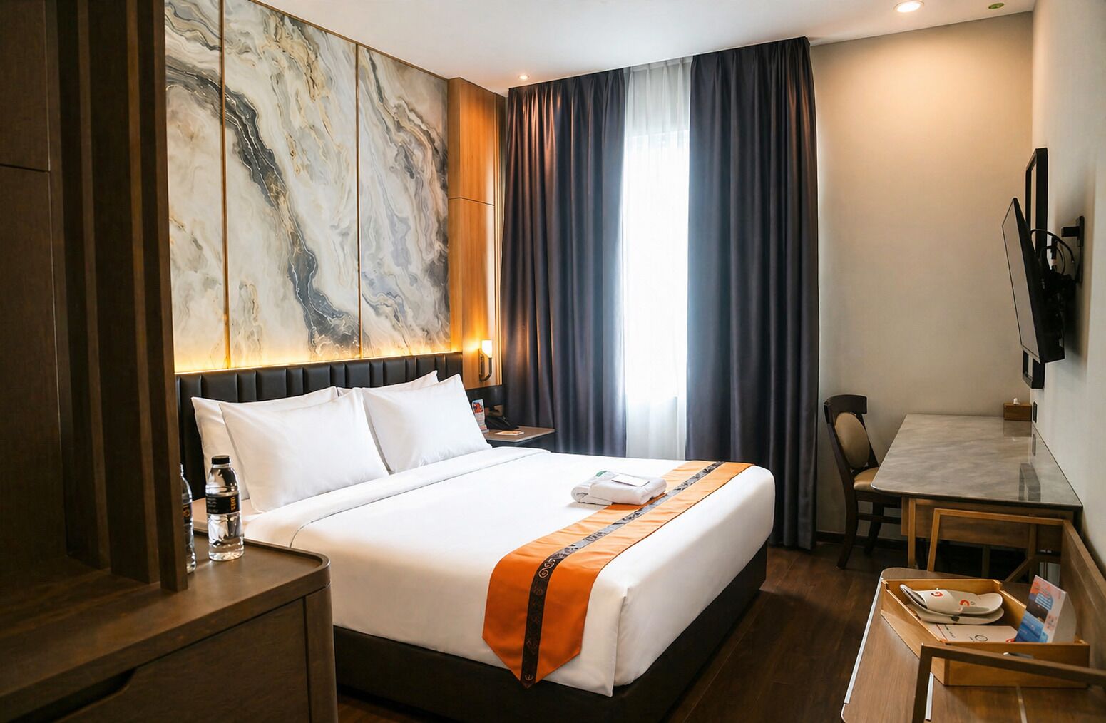 Signature Double Room (B) | Minibar, in-room safe, desk, blackout curtains