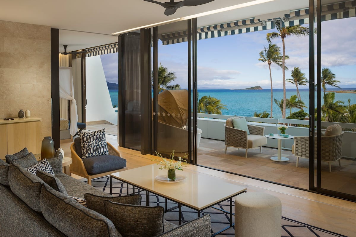 Suite, 1 Bedroom (Hayman) | Living area | LCD TV, iPad, pay movies