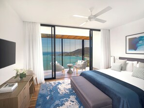 客房, 4 間臥室 (Hayman Residence) | 高級寢具、羽絨被、特厚豪華床墊、迷你吧