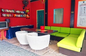Sala de estar en el lobby