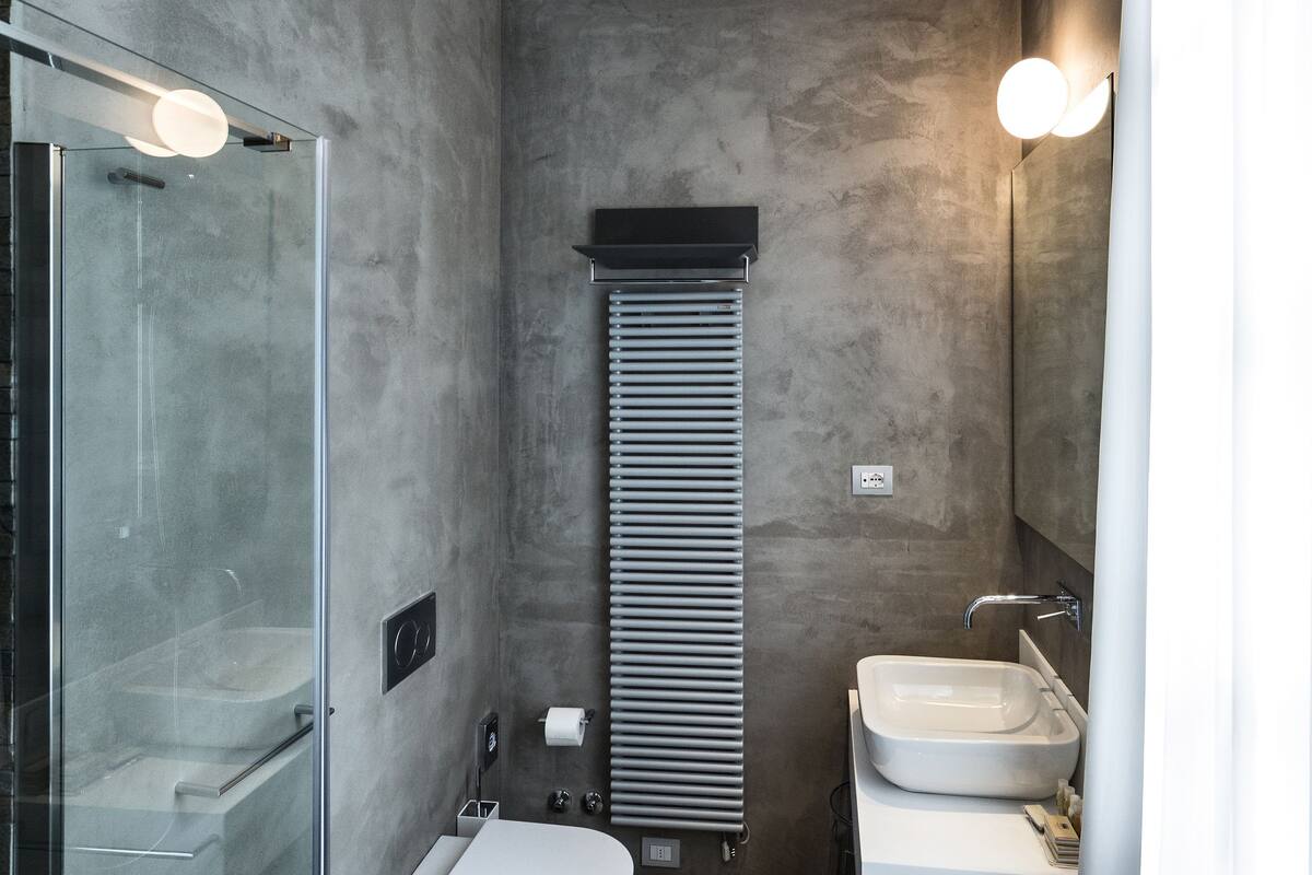 free toiletries, hair dryer, slippers, towels