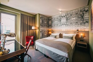 Deluxe kamer, 1 twee- of 2 eenpersoonsbedden | Kameruitzicht