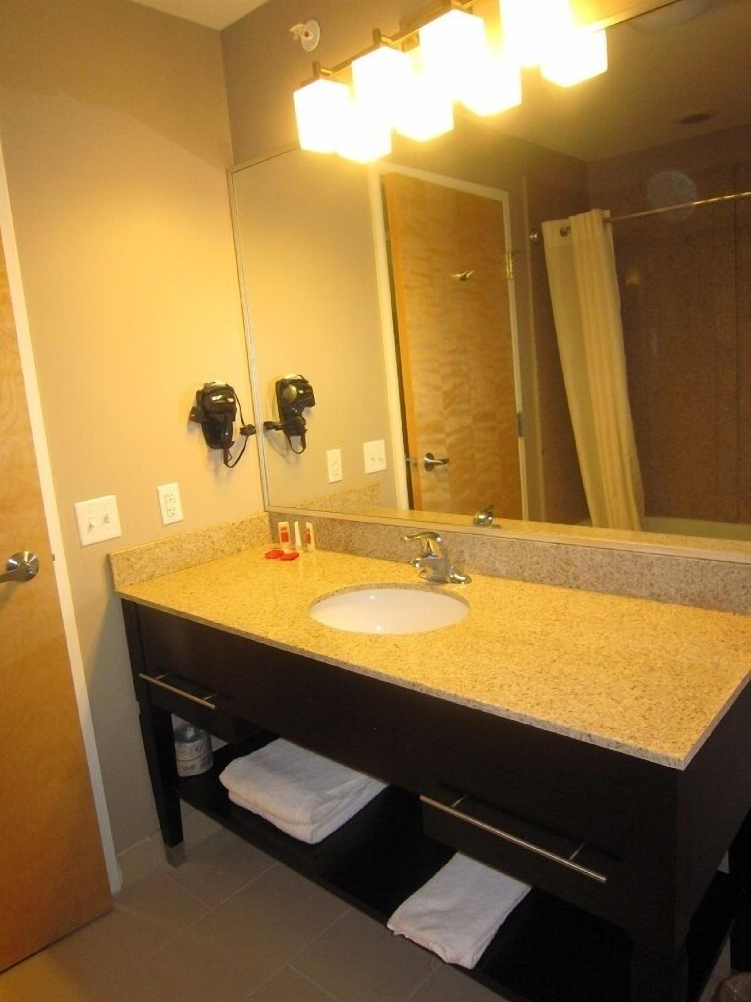 standard room, 1 king bed | bathroom sink