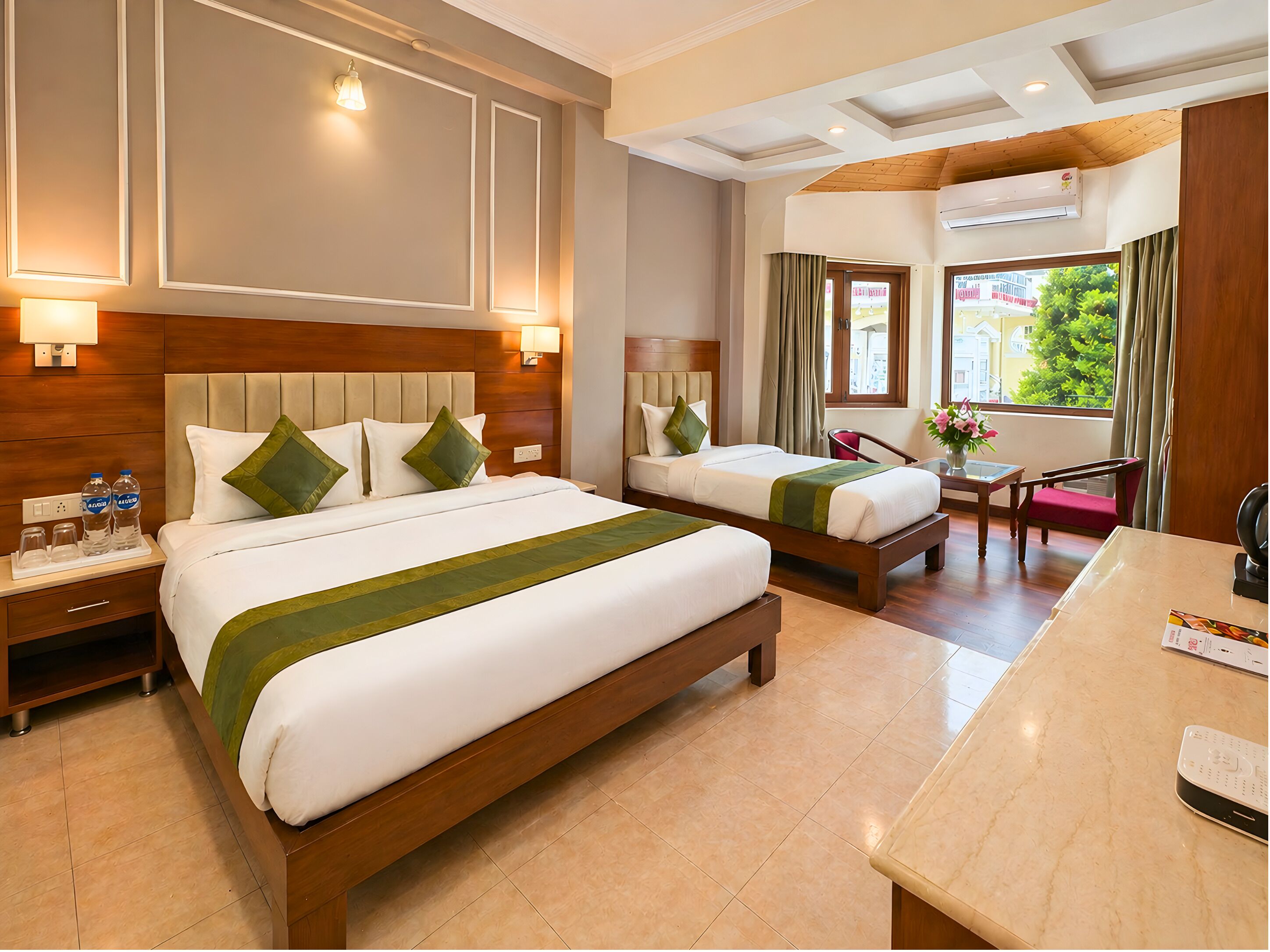 Family Triple Room, Balcony, Mountain View | Individually decorated, individually furnished, bed sheets