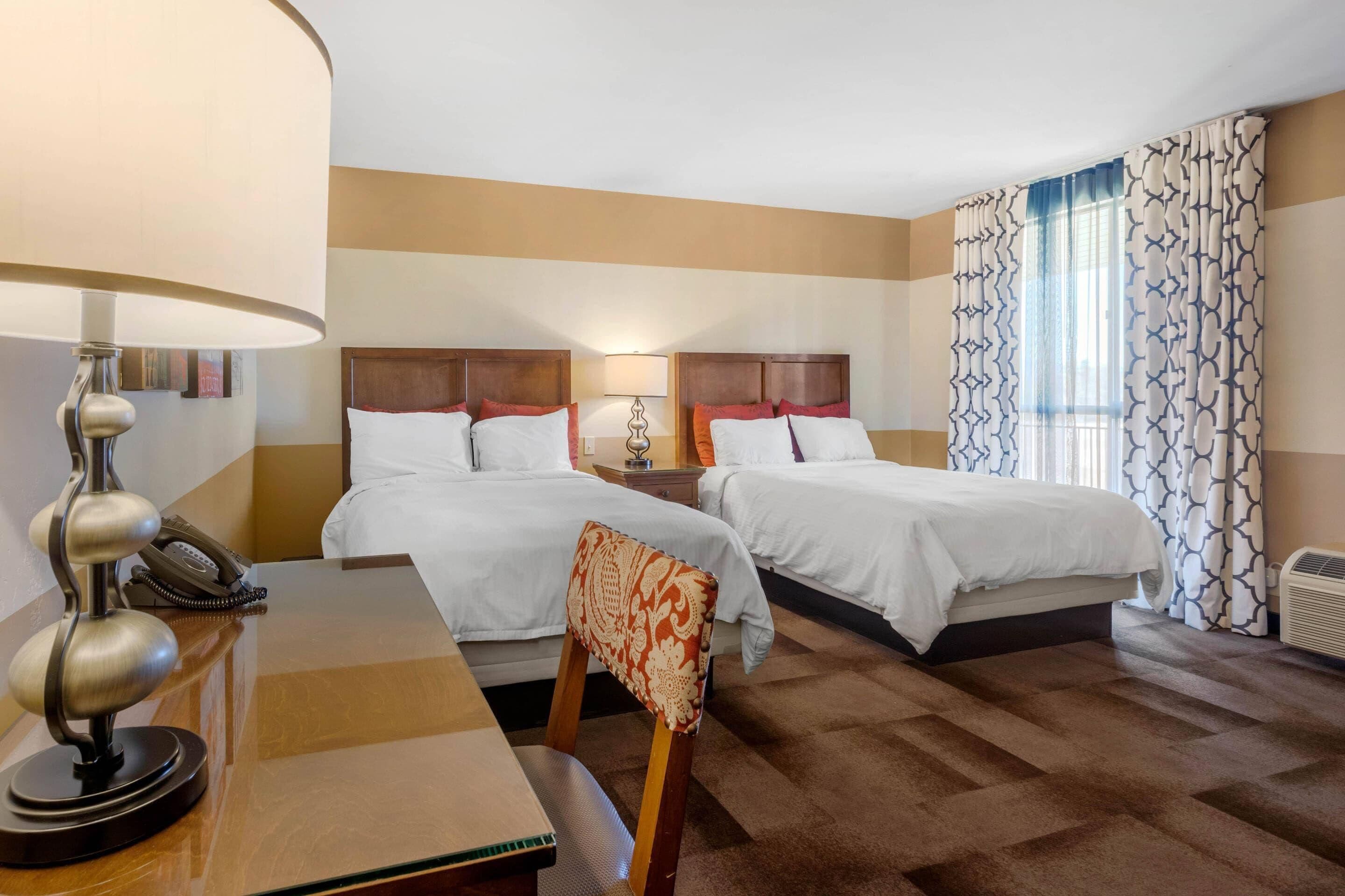 individually decorated, desk, iron/ironing board, free cots/infant beds