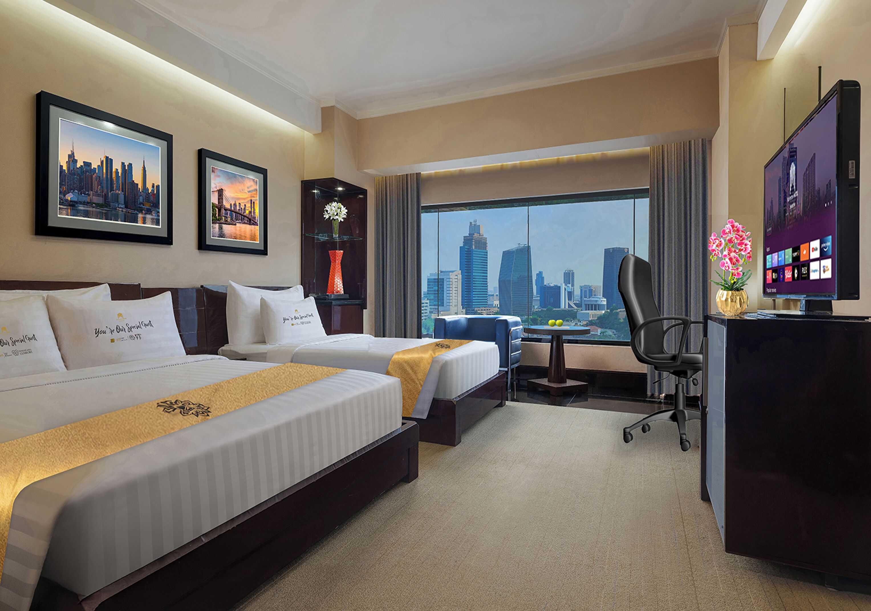 Executive Triple | Minibar, in-room safe, desk, iron/ironing board (on request)