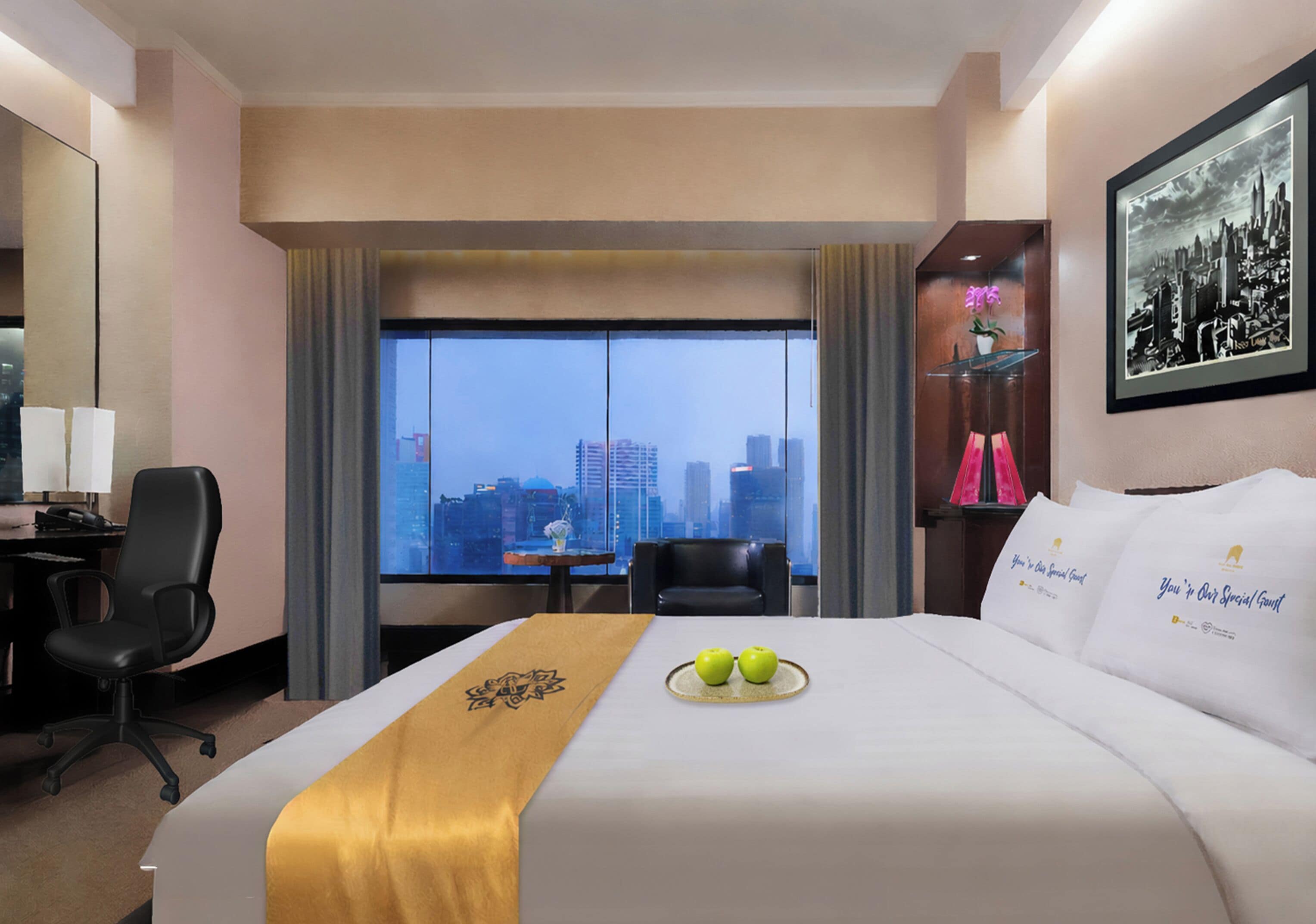 Minibar, in-room safe, desk, iron/ironing board (on request)