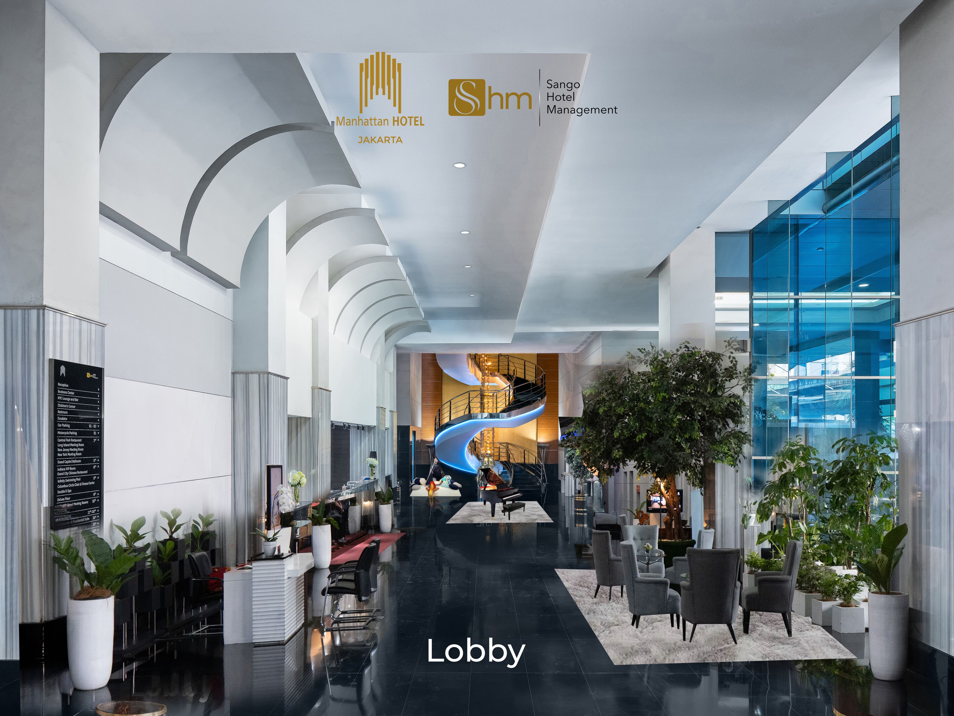 Lobby sitting area