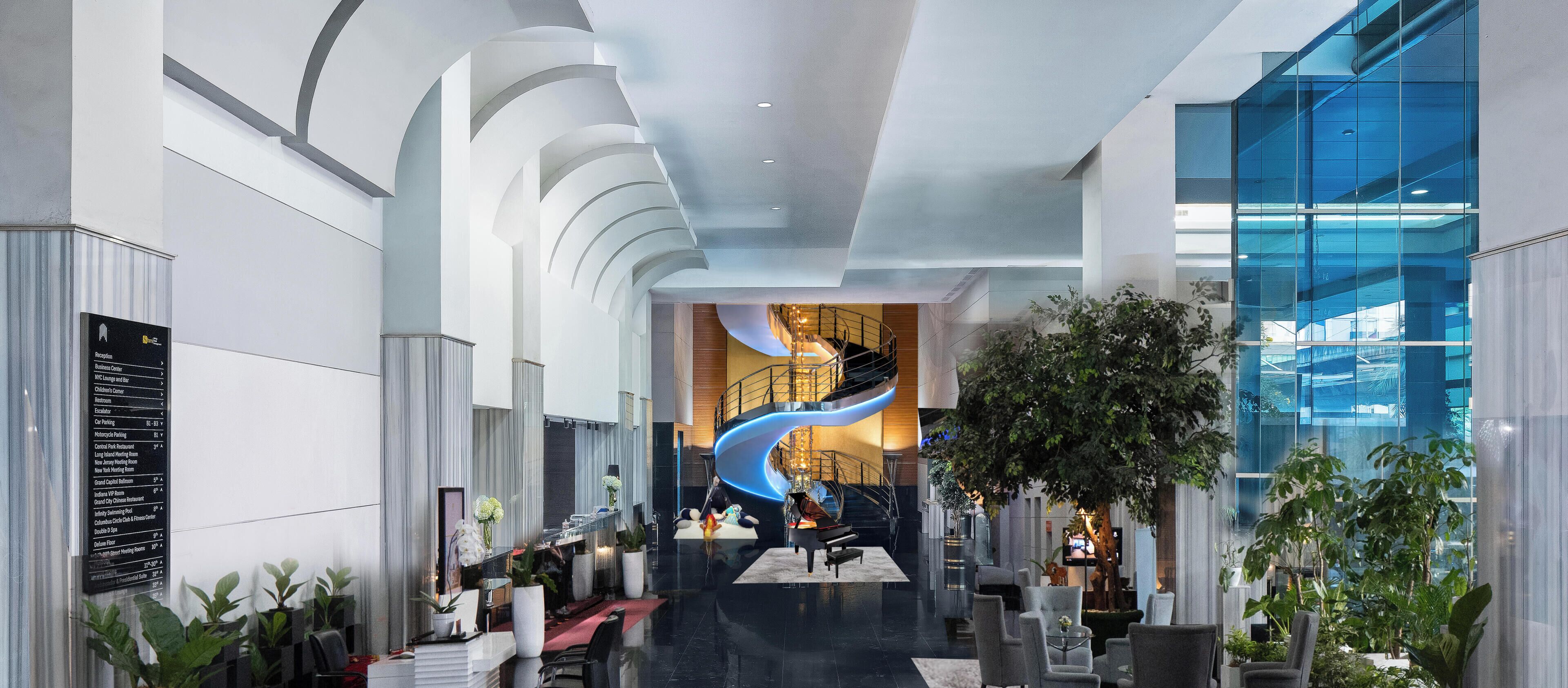 Lobby sitting area