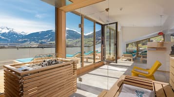 Sauna, massages