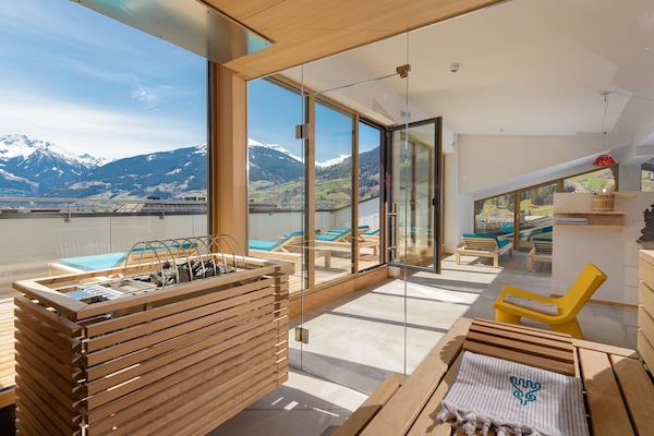 Un sauna, masajes