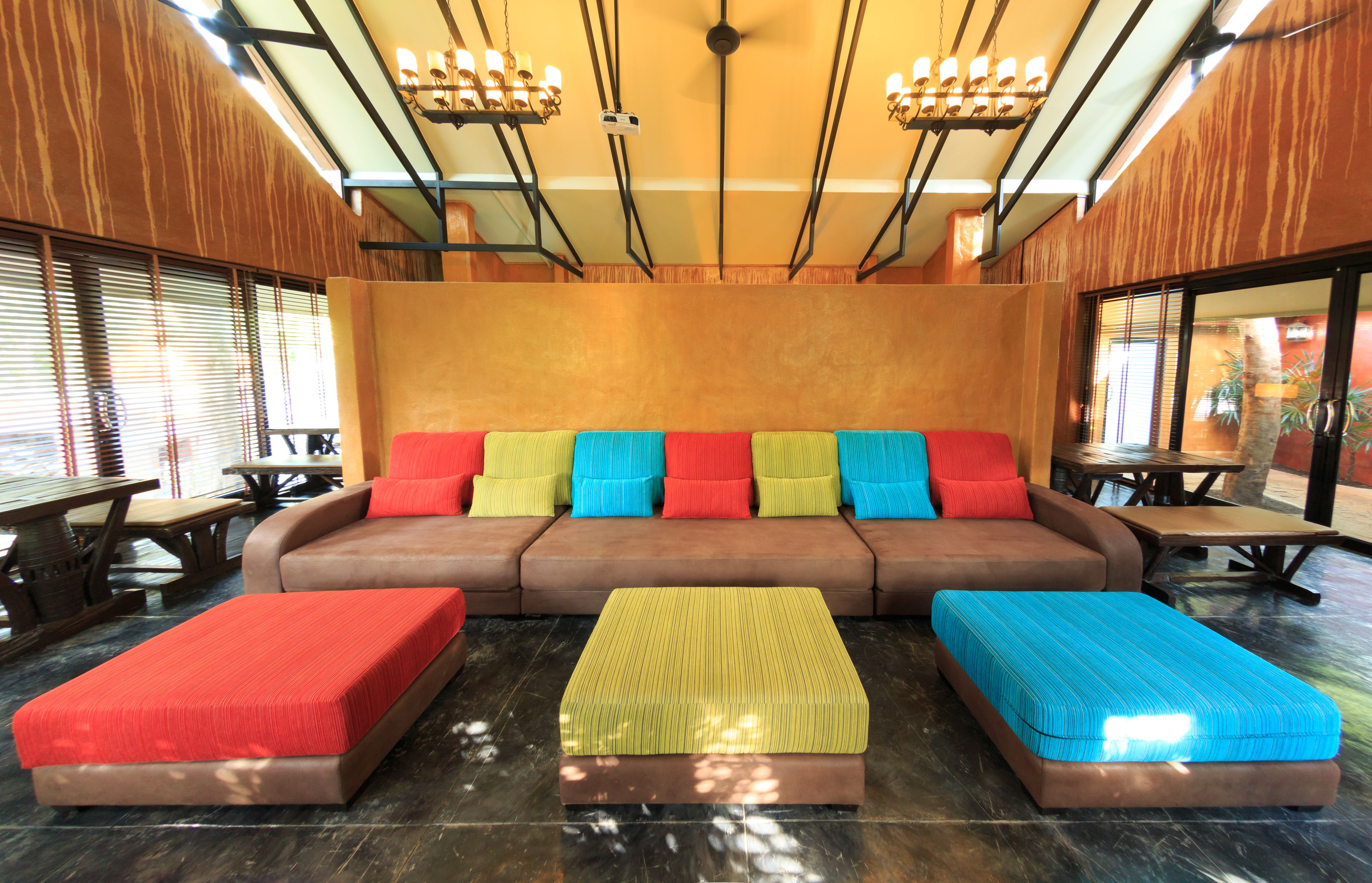 family shared dormitory, mixed dorm, garden view, garden area | extra beds