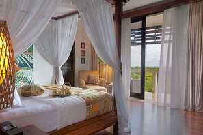 Villa familiar, 2 habitaciones, alberca privada, vista a la colina | 2 habitaciones y caja de seguridad en la habitación 