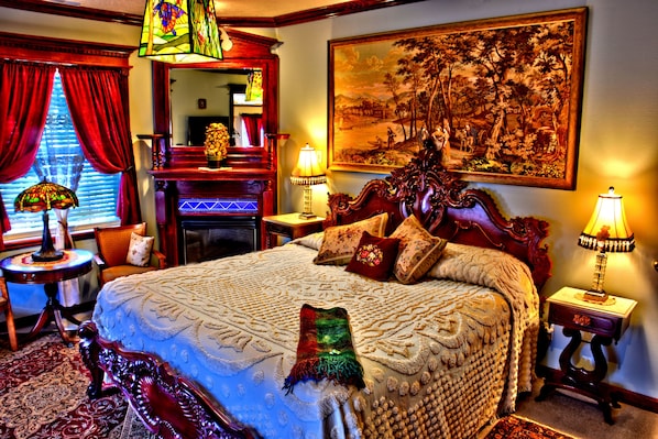 Deluxe King, Fireplace, Balcony | View from room