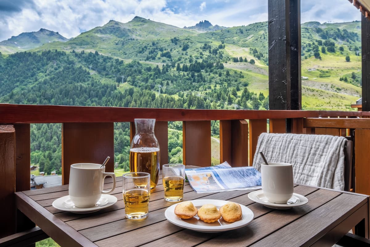 Appartement 6 personnes - 2 chambres - Vue Montagne | Terrasse/Patio