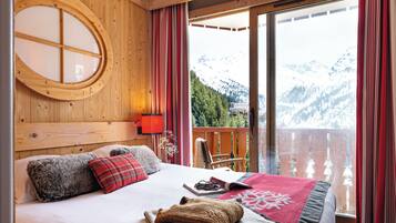 Appartement 6 personnes - 2 chambres - Vue Montagne | Vista do quarto