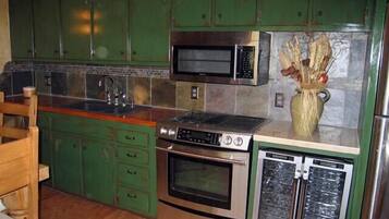Fridge, microwave, coffee/tea maker