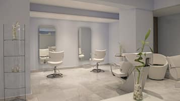 Behandlingsrum til par, sauna, boblebad, dampbad, tyrkisk bad/hammam