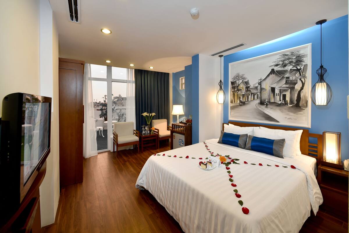 Suite – honeymoon, 1 kingsize-seng, balkong | Utsikt fra rommet