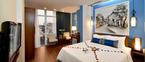 Suite – honeymoon, 1 kingsize-seng, balkong | Utsikt fra rommet