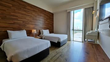 Deluxe Twin kamer, 2 eenpersoonsbedden | Kameruitzicht