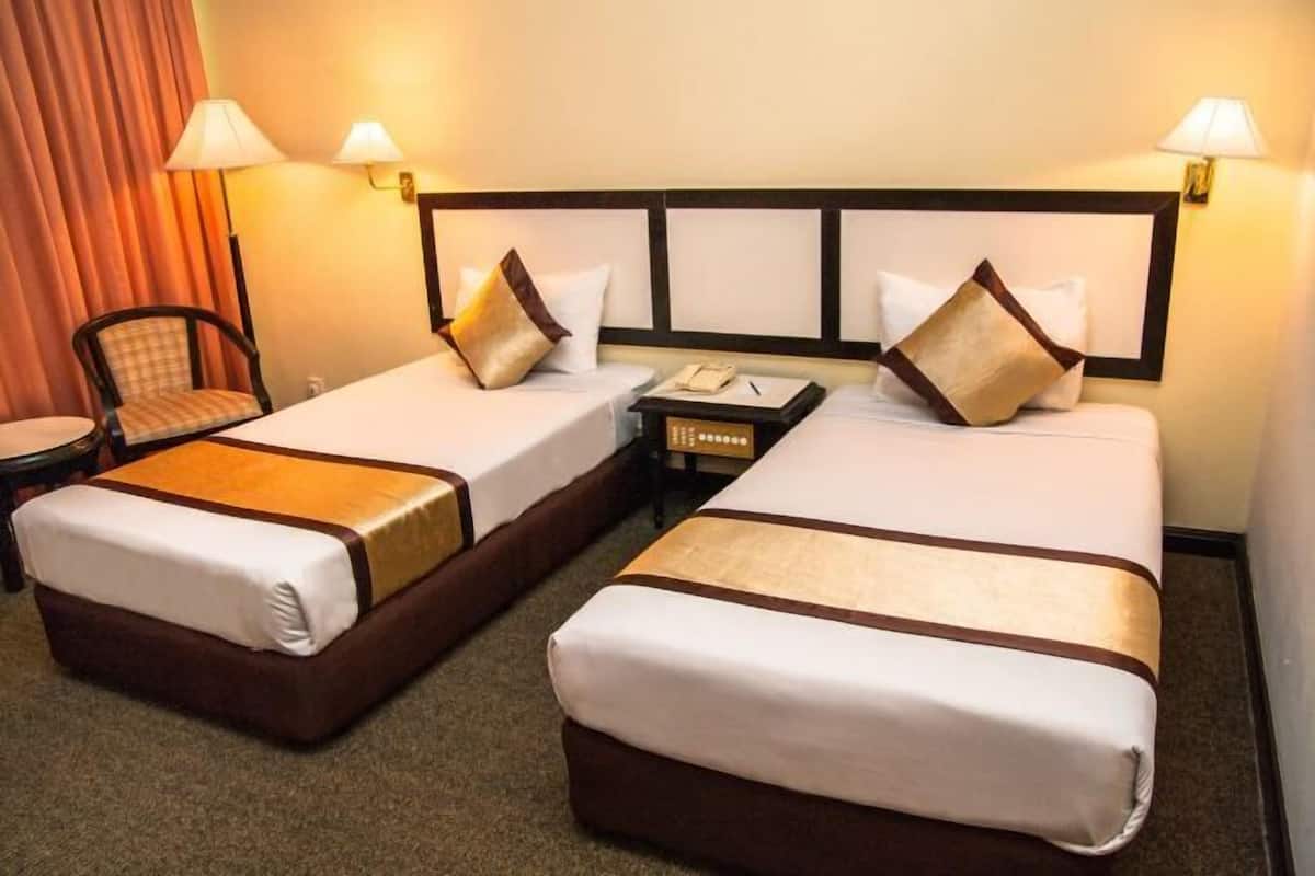 In-room safe, desk, iron/ironing board, WiFi (free)