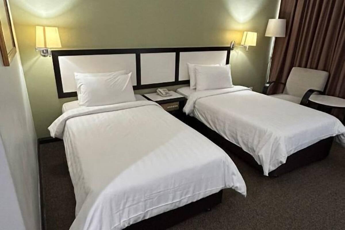 In-room safe, desk, iron/ironing board, WiFi (free)